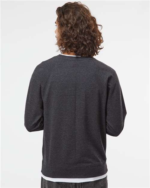 Unisex Icon Lightweight Loopback Terry Crewneck Sweatshirt