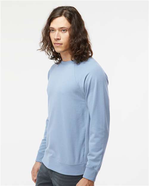 Unisex Icon Lightweight Loopback Terry Crewneck Sweatshirt