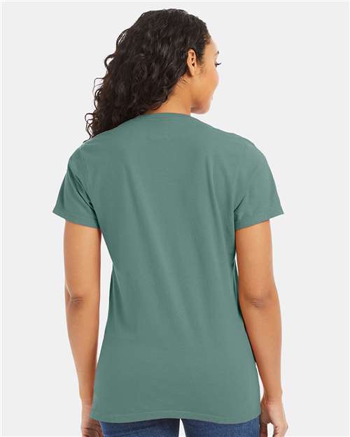 Women's Garment-Dyed V-Neck T-Shirt