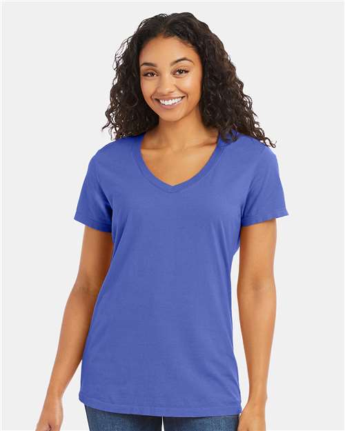 Women's Garment-Dyed V-Neck T-Shirt