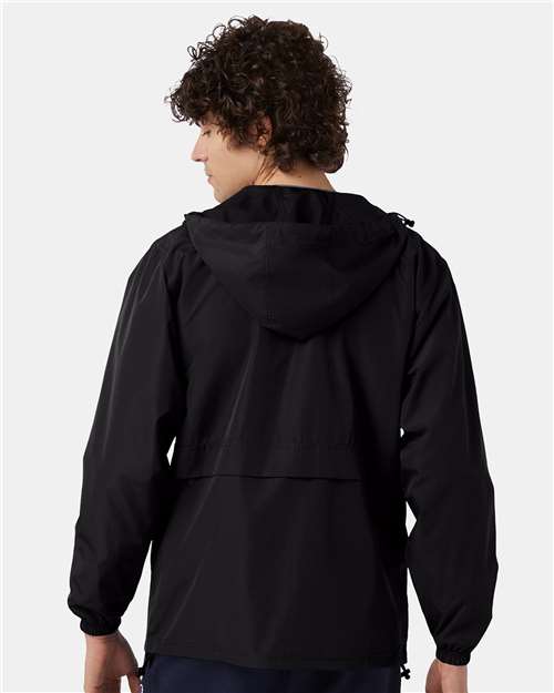 Unisex Full-Zip Anorak Jacket – On Model – Back