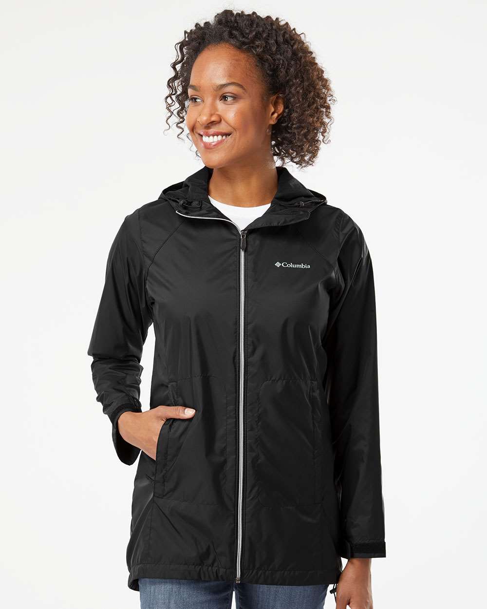 Columbia Womens Switchback Lined Long Jacket w/ Waterproof Shell 