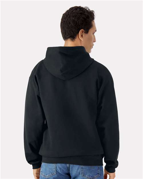 Unisex Softstyle® Full-Zip Hooded Sweatshirt – On Model – Back