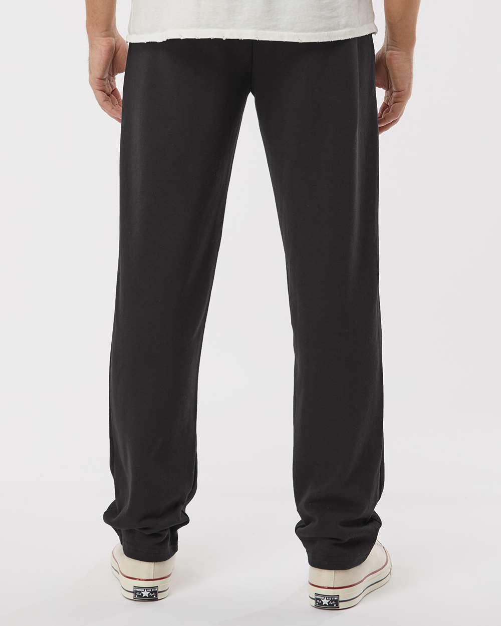 King Fashion KF9022 - Pocketed Open Bottom Sweatpants