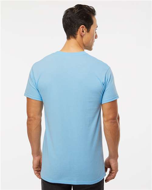Men's Gold Soft Touch T-Shirt – On Model – Back