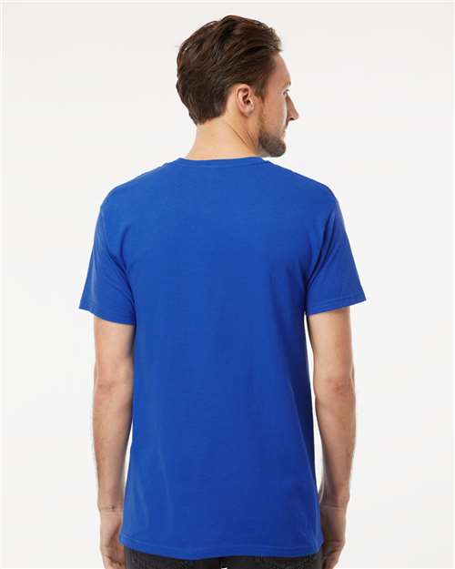 Men's Gold Soft Touch T-Shirt – On Model – Back