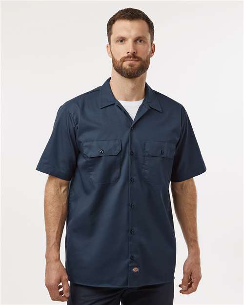 Men's Tall Short Sleeve Work Shirt