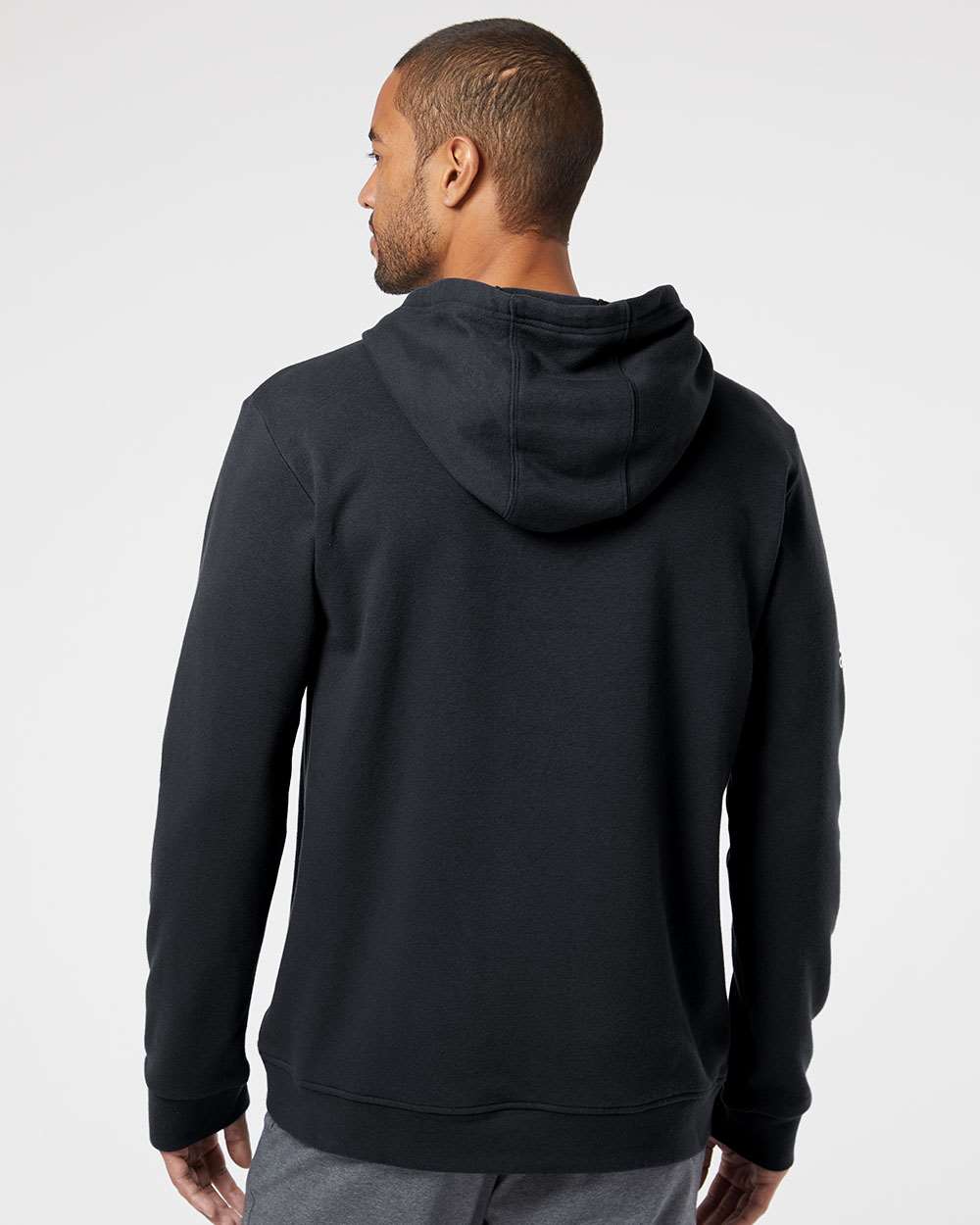 adidas fleece hooded sweatshirt