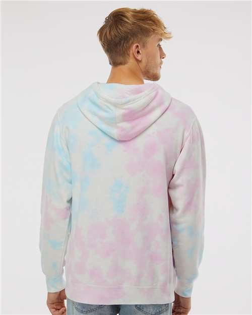 Unisex Midweight Tie-Dyed Hooded Sweatshirt