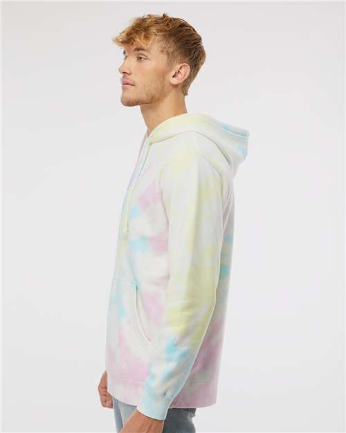 Unisex Midweight Tie-Dyed Hooded Sweatshirt