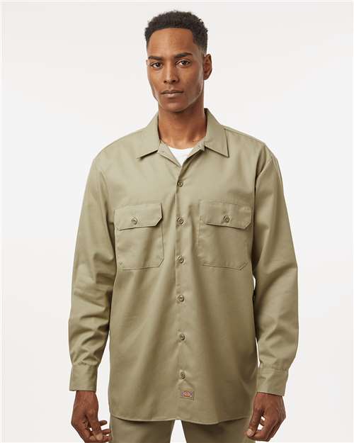 Men's Tall Long Sleeve Work Shirt