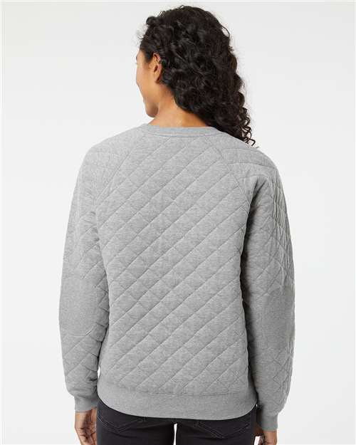 Women's Quilted Crewneck Pullover