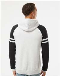 JERZEES JERZEES Unisex Nublend® Varsity Colorblocked Raglan Hooded Sweatshirt, view 5