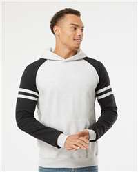 JERZEES JERZEES Unisex Nublend® Varsity Colorblocked Raglan Hooded Sweatshirt, view 2