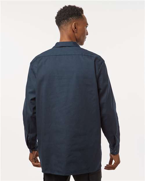 Men's Tall Industrial Long Sleeve Work Shirt