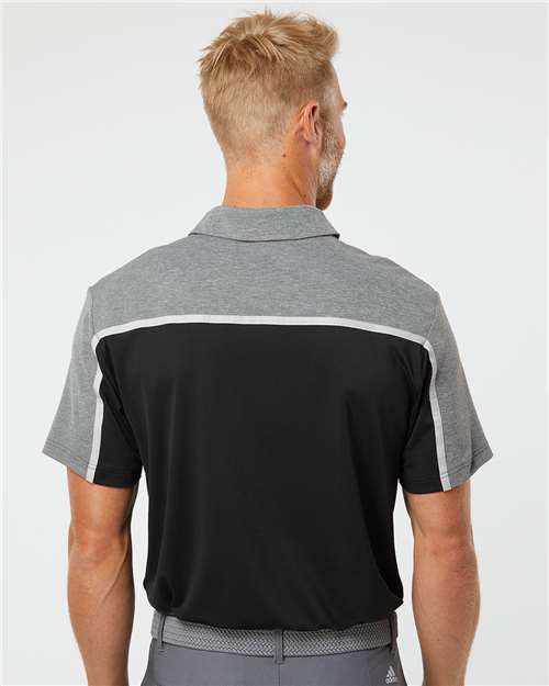 Men's Ultimate Colorblocked Polo – On Model – Back