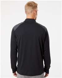 Adidas Adidas Men's Ultimate365 Lightweight Shoulder Stripe Quarter-Zip Pullover, view 5
