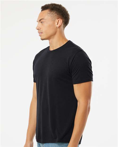 Unisex Triblend T-Shirt – On Model – Side