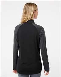 Adidas Adidas Women's Ultimate365 Lightweight Raglan Quarter-Zip Pullover, view 5