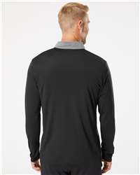 Adidas Adidas Men's Ultimate365 Heather Block Print Quarter-Zip Pullover, view 5