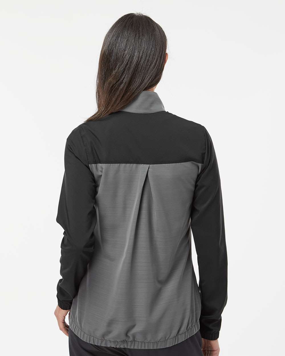Adidas A547 - Women's Heather Full-Zip Wind Jacket