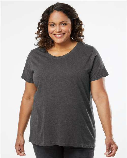 Women's Curvy Collection Fine Jersey Tee