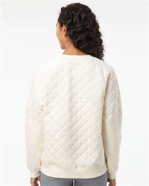 Women's Quilted Crewneck Pullover