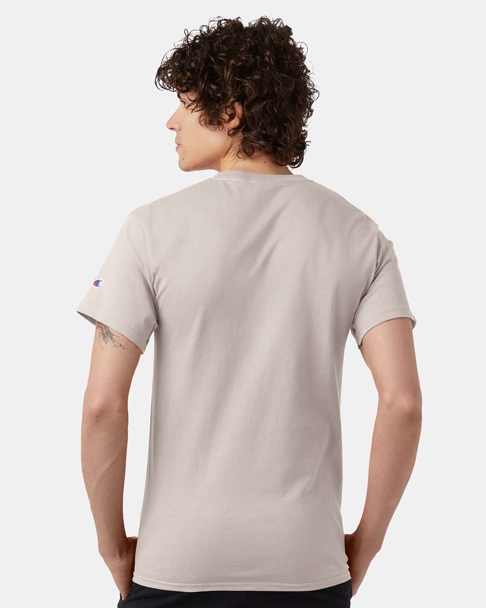 🔥 Champion Men's Classic T-Shirt Short Sleeve Cotton Crewneck Up To 4XL T425 - Picture 28 of 155