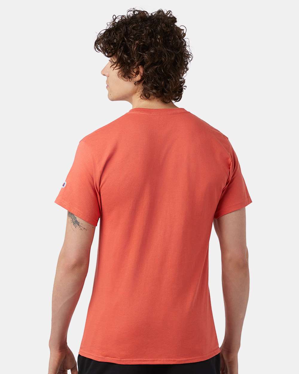 🔥 Champion Men's Classic T-Shirt Short Sleeve Cotton Crewneck Up To 4XL T425 - Picture 130 of 155