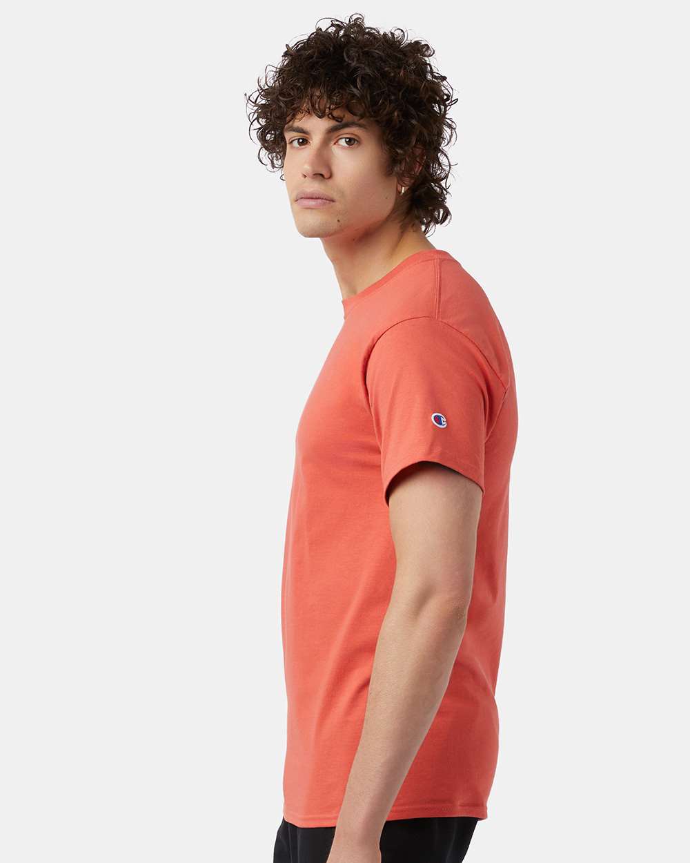 🔥 Champion Men's Classic T-Shirt Short Sleeve Cotton Crewneck Up To 4XL T425 - Picture 126 of 155