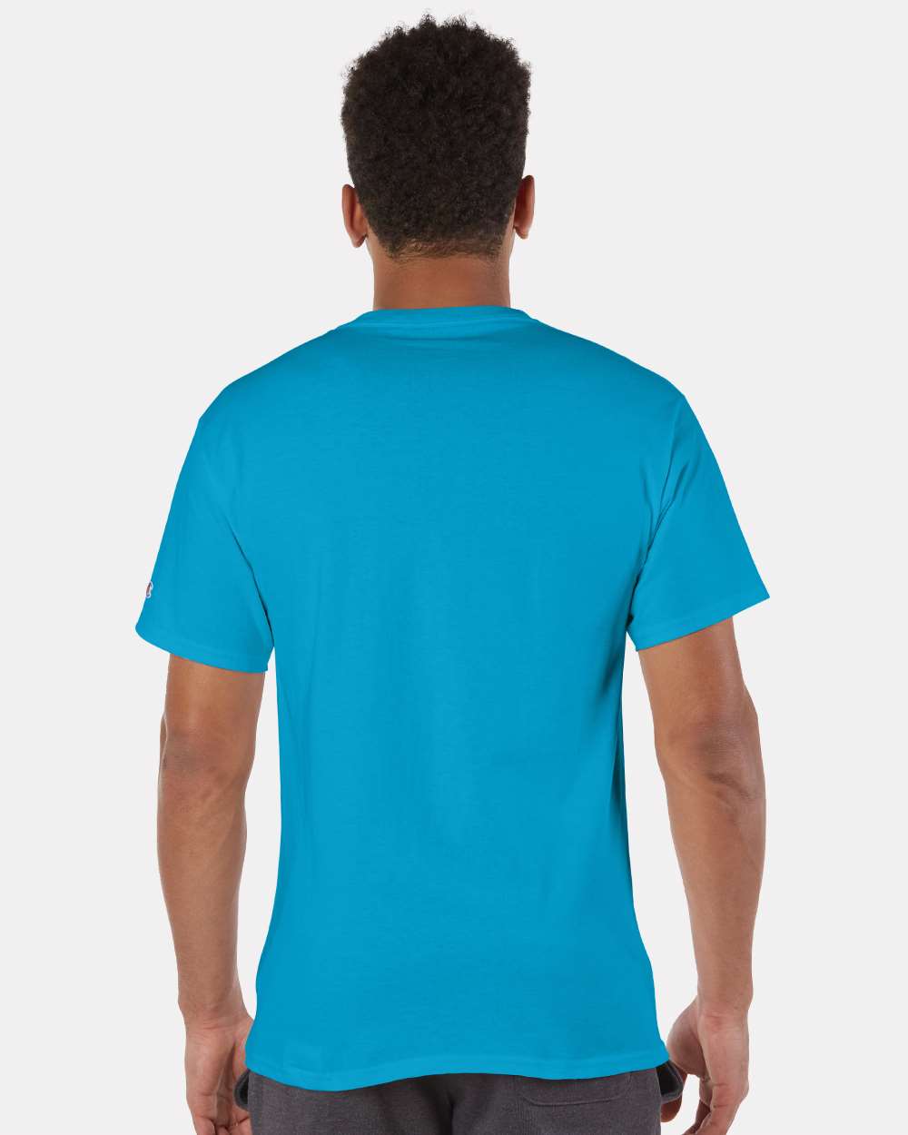 🔥 Champion Men's Classic T-Shirt Short Sleeve Cotton Crewneck Up To 4XL T425 - Picture 149 of 155