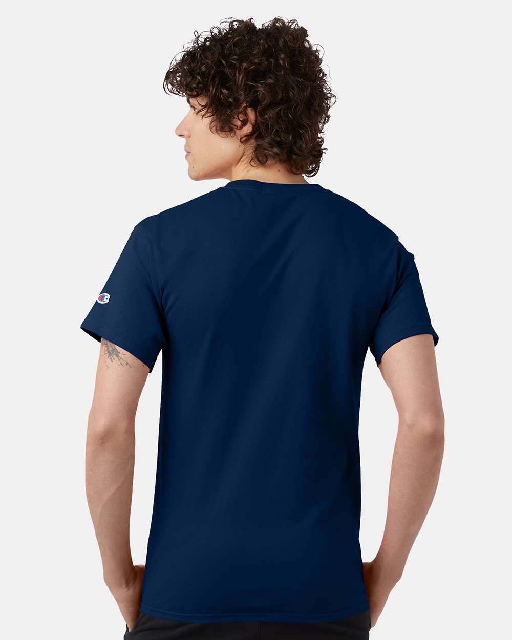 🔥 Champion Men's Classic T-Shirt Short Sleeve Cotton Crewneck Up To 4XL T425 - Picture 72 of 155