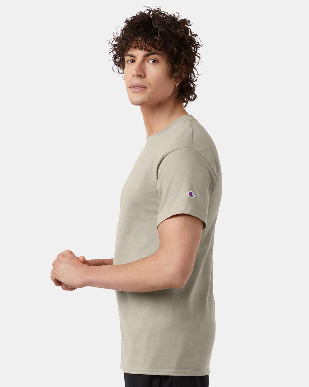 🔥 Champion Men's Classic T-Shirt Short Sleeve Cotton Crewneck Up To 4XL T425 - Picture 137 of 155