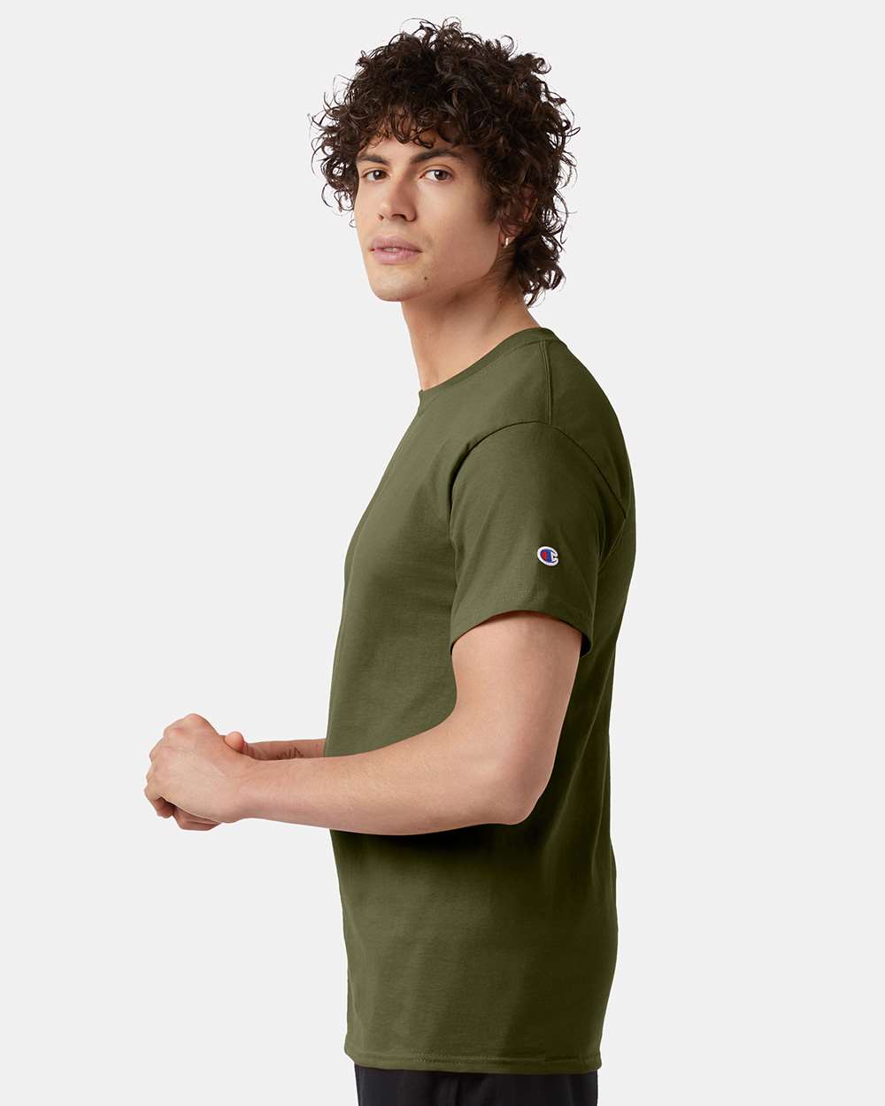 🔥 Champion Men's Classic T-Shirt Short Sleeve Cotton Crewneck Up To 4XL T425 - Picture 51 of 155