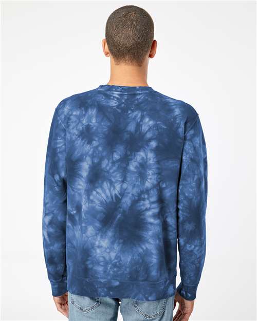 Unisex Midweight Tie-Dyed Crewneck Sweatshirt