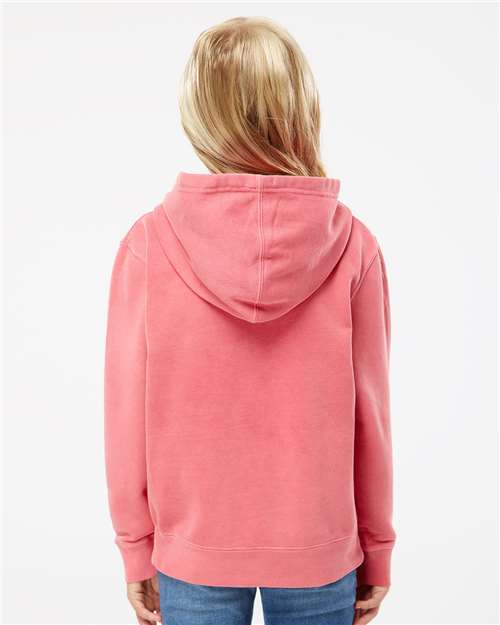 Youth Midweight Pigment-Dyed Hooded Sweatshirt