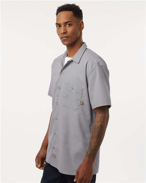 Men's Industrial Short Sleeve Work Shirt