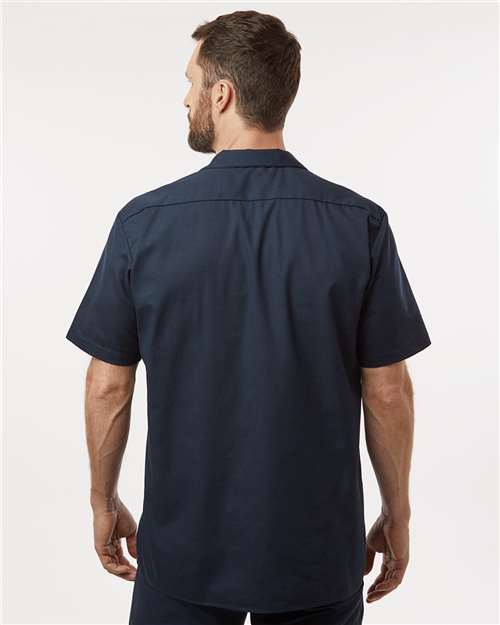 Men's Tall Industrial Short Sleeve Work Shirt