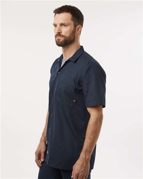 Men's Tall Industrial Short Sleeve Work Shirt