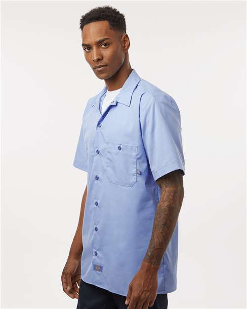 Men's Tall Industrial Short Sleeve Work Shirt