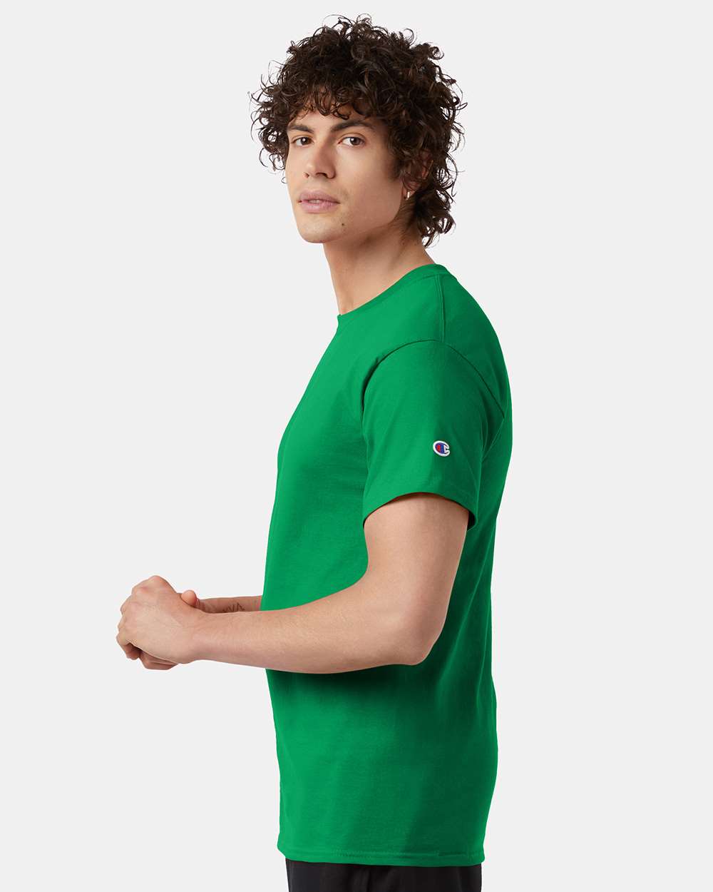 🔥 Champion Men's Classic T-Shirt Short Sleeve Cotton Crewneck Up To 4XL T425 - Picture 62 of 155