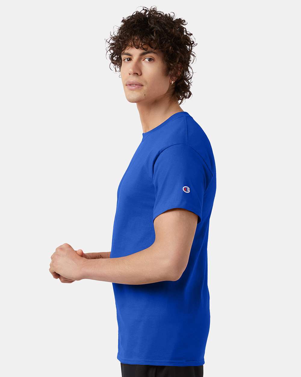 🔥 Champion Men's Classic T-Shirt Short Sleeve Cotton Crewneck Up To 4XL T425 - Picture 8 of 155