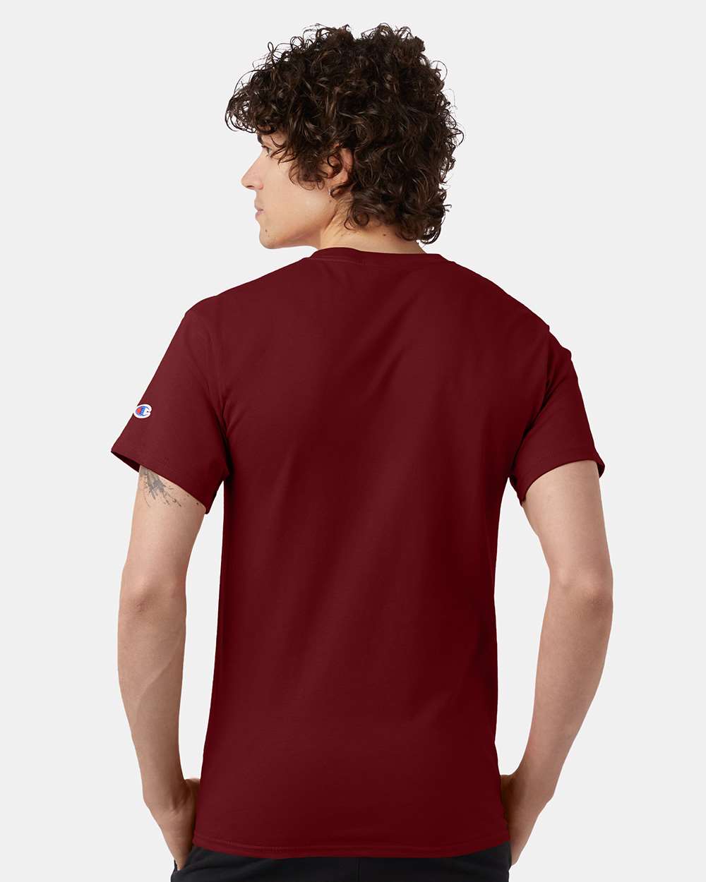 🔥 Champion Men's Classic T-Shirt Short Sleeve Cotton Crewneck Up To 4XL T425 - Picture 33 of 155