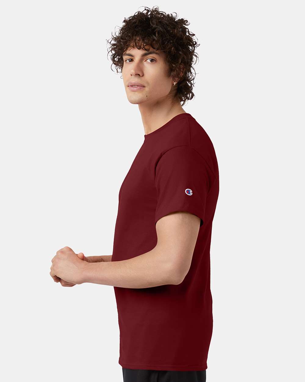 🔥 Champion Men's Classic T-Shirt Short Sleeve Cotton Crewneck Up To 4XL T425 - Picture 29 of 155