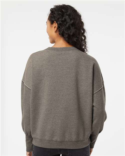 Women's Sueded Fleece Crewneck Sweatshirt
