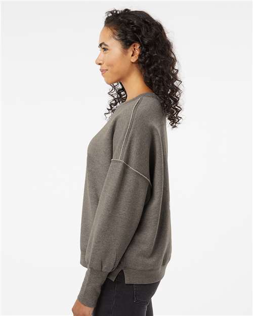 Women's Sueded Fleece Crewneck Sweatshirt