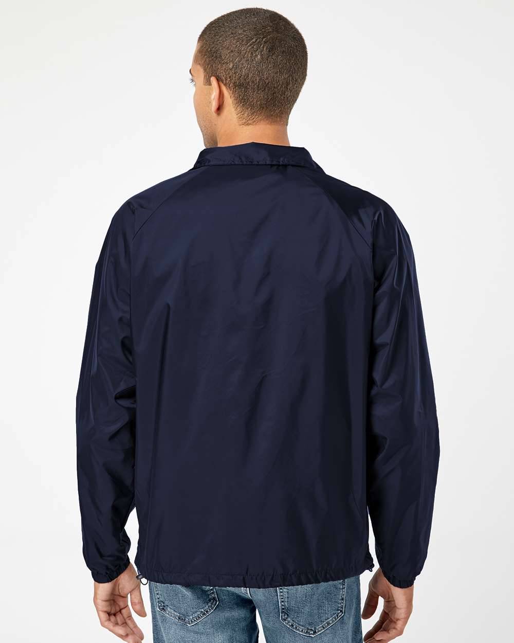 Burnside Men Mentor Coach's Jacket Weather Resistant Side Pockets Up To 3XL 9718 - Picture 19 of 19
