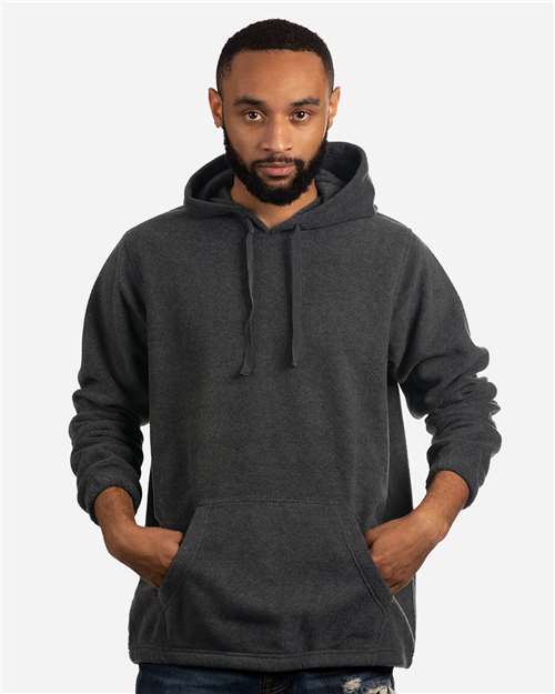 Men's Polar Fleece Hooded Pullover