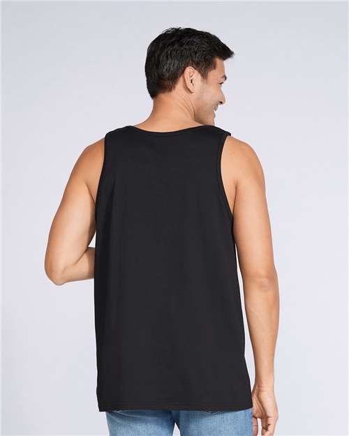 Unisex Softstyle® Tank Top – On Model – Back