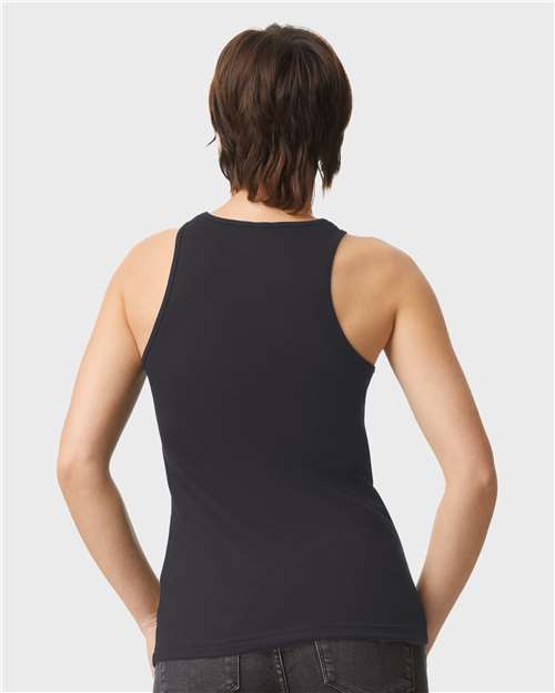 Women's CVC Tank – On Model – Back